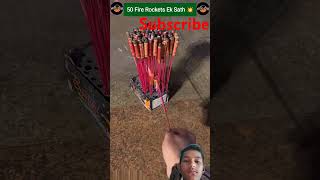 100 Firecracker 🧨 Rocket 🚀 fireworks mrboombaam short [upl. by Hgielrak735]