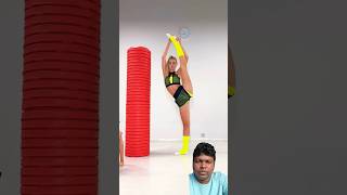 Mom vs daughter challenge game challenge boxing tutorial circus edm funambulism parkour [upl. by Arocal459]