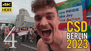 🏳️‍🌈 CSD Berlin Pride 2023  Part 4 of 4  Potsdamer Platz  4K HDR [upl. by Raffarty]