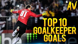 Top 10 Goalkeeper Goals In Football History [upl. by Dloreg]