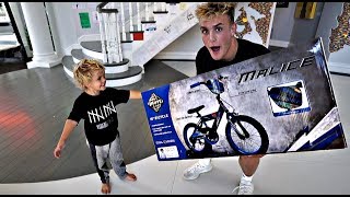 Jake Paul SURPRISES Tydus With A NEW BIKE [upl. by Htennaj]