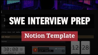 Software Engineer Interview Prep Notion Demo [upl. by Marala210]