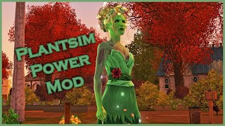 More Powers for Plantsims in The Sims 3  Plantsim Power Mod Overview [upl. by Eoz]