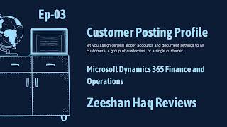 Ep 03 Customer Posting Profile in MS Dynamics 365 Finance and Operations By Zeeshan Haq Reviews [upl. by Weissmann364]