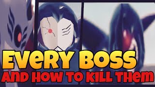 Every Boss and How to Defeat them  Ghouls Bloody Nights Roblox [upl. by Ahsieker864]