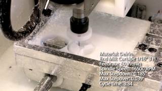 Bantam Tools CNC Milling Delrin using the Desktop PCB Milling Machine [upl. by Lenuahs326]