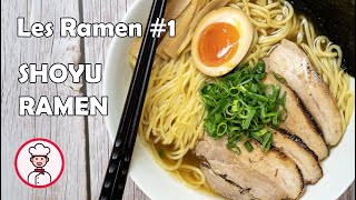 Recette de ramen  Shoyu ramen  Ramen sauce soja [upl. by Hgeilyak]