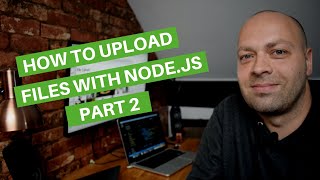 How To Upload Files With Nodejs Part 2  Saving file paths to a database [upl. by Hsetih]