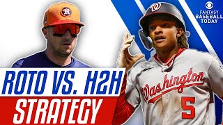 Roto vs H2H Points vs H2H Categories Strategy Differences amp Targets  Fantasy Baseball Advice [upl. by Schreck]