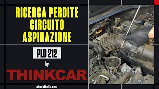 Ricerca perdite circuito spirazione diesel con PLD 212 di Thinkcar di ati Macchina per il fumo [upl. by Armil566]