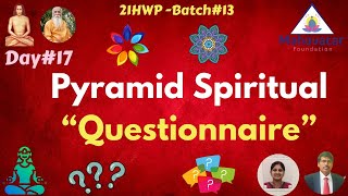 Pyramid Spiritual “Questionnaire”I Know the Wisdom I Master Ranganath [upl. by Corabelle704]