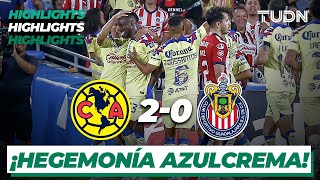 América 20 Chivas  HIGHLIGHTS  Amistoso Internacional  TUDN [upl. by Sihun341]