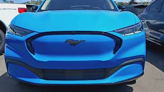 2023 Ford Mustang MachE Premium  Grabber Blue Metallic [upl. by Horick412]