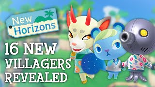 16 NEW VILLAGERS You Can Get in Animal Crossing New Horizons [upl. by Waine312]