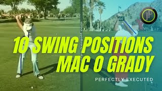 Golf Swing 10 Positions  Mac O Grady [upl. by Emmerie]