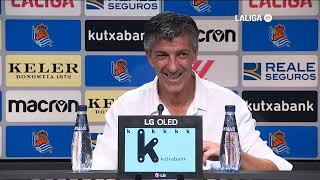 Rueda de prensa Real Sociedad vs Getafe CF [upl. by Barnaba618]