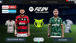 Atualizou FC 24 Mod FiFA 100 Atualizado Funcionando No Android 111213 [upl. by Lorelei357]