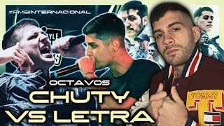 OCTAVOS  LETRA VS CHUTY 🤯 FMS INTERNACIONAL HISTÓRICA  SE PASO DE VALIENTE LETRA [upl. by Cherin647]