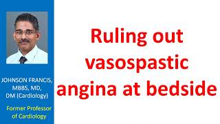 Ruling out vasospastic angina [upl. by Menard580]