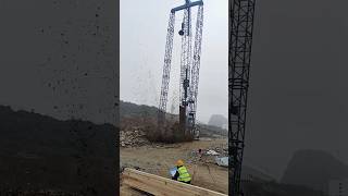 Dynamic compaction for foundation construction process [upl. by Acirderf959]