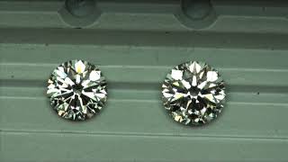 Round H SI2 diamond comparison [upl. by Dwight]