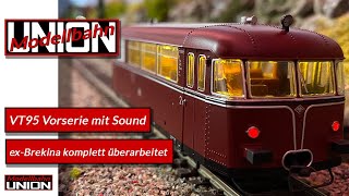 Modellbahn Union  Schienenbus VT95 Vorserie Sound  Modellbahn Union  exBrekina  Spur H0  187 [upl. by Thorley]