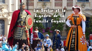 La Sortie et le Rigodon de la Famille Gayant  Fêtes de Gayant 2023 Douai [upl. by Erick16]