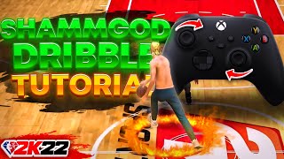 NBA 2K22 GLITCHY SHAMMGOD DRIBBLE TUTORIAL WHANDCAM DRIBBLE TUTORIAL 2K22 [upl. by Phillida]