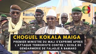 Premier ministre s’exprime suite à l’attaque terroriste contre l’école de gendarmerie de faladjè [upl. by Barbaresi]