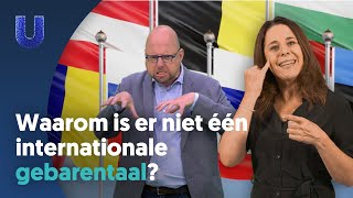 Waarom is er niet één internationale gebarentaal  met tolk Irma Sluis [upl. by Dimah]