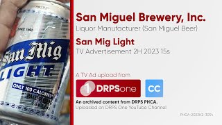 San Mig Light TV Ad 2H 2023 15s Philippines CC [upl. by Doralin436]