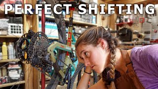 How to Adjust your Shimano Rear Derailleur  CGT  Bike School [upl. by Lerej]