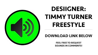 Desiigner  Timmy Turner Freestyle Sound Effect [upl. by Ariane]