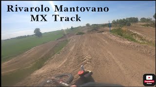 GoPro Rivarolo Mantovano MX track  2 laps 125cc  170522 [upl. by Brendis]