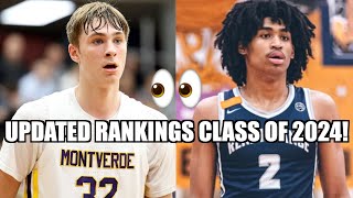 UPDATED HS BASKETBALL RANKINGS Top 15 Recruits Class of 2024 [upl. by Denten]