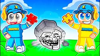 TROLLFACE DO QUEBRACABEÇA NO ROBLOX FIND THE TROLLFACES  Brancoala Games [upl. by Nonnad730]