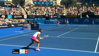 Na Li v Petra Kvitova Highlights Womens Singles Semi Final Sydney International 2012 [upl. by Wivinah]