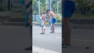 🇧🇷 Tourists Enjoying Ipanema Beach shorts [upl. by Ahsillek372]