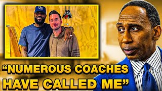 Stephen A Smith Calls Out Lebron James For Starting Podcast With JJ Reddick While Coach On Hot Seat [upl. by Borg]