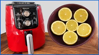 Making Coca Cola Lemon with AirFryer  Experiment Lemon VS AirFryer [upl. by Rebah901]