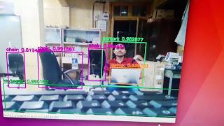 Realtime object detection using YOLOv3 on Intel NUC Demo [upl. by Elleinaj367]