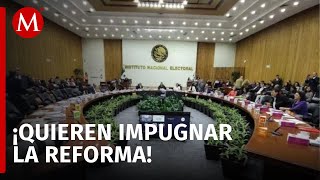 Seis consejeros del INE impugnarán reforma que otorga facultades extraordinarias a Guadalupe Taddei [upl. by Hgierb]