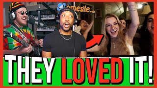 REGGAE SINGER Mr Wobbles Brings GOOD VIBES to OMEGLE  Reaction [upl. by Alrzc]