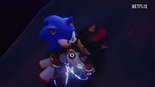 Sonic Prime 2023 Clip Sonic saves Shadow [upl. by Jaquiss124]