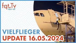 🚨 🙀 Mitarbeiter einer Fluggesellschaft fällt aus Flugzeug [upl. by Ahs]