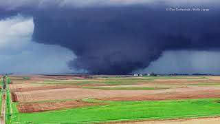 42624 Drone Video of Harlan IA amp Bennington NE Tornado [upl. by Eachelle329]