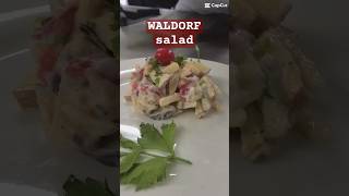 Waldorf salad cooking food foryou [upl. by Dirrej]