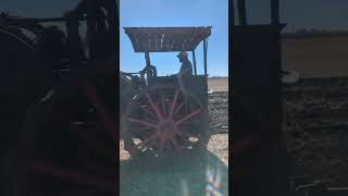 Rumely oil pull plowing [upl. by Weinberg]