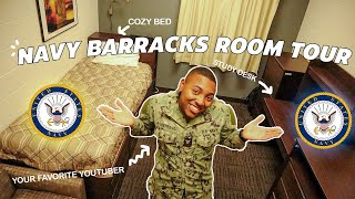 UNITED STATES NAVY BARRACKS ROOM TOUR 2023 NSA BAHRAIN [upl. by Ysset]