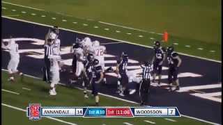 Annandale 1 Tim Johnson 16yd TD run [upl. by Haraf40]